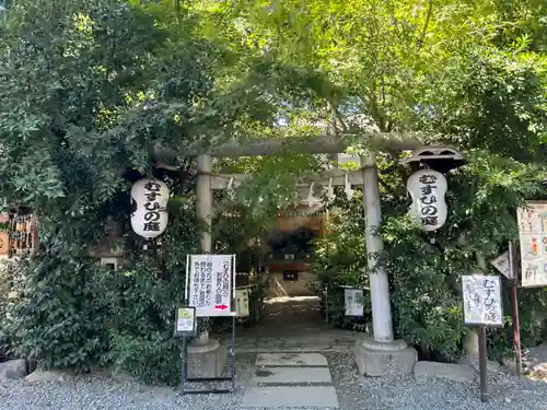 川越熊野神社の鳥居