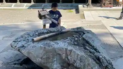 中尊寺の手水舎