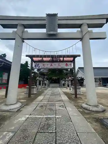 高靇神社の鳥居