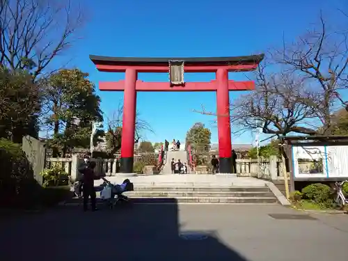 亀戸天神社の鳥居
