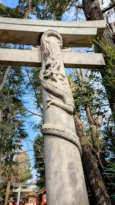 馬橋稲荷神社の鳥居