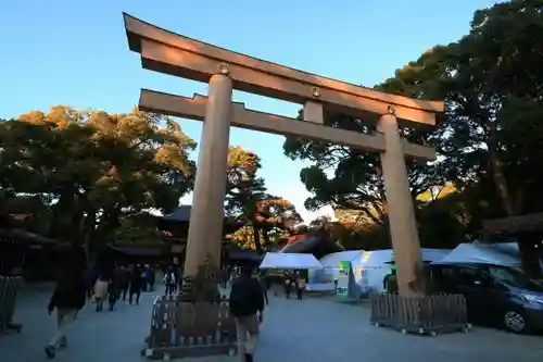 明治神宮の鳥居