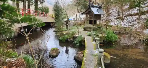 塩原八幡宮の周辺