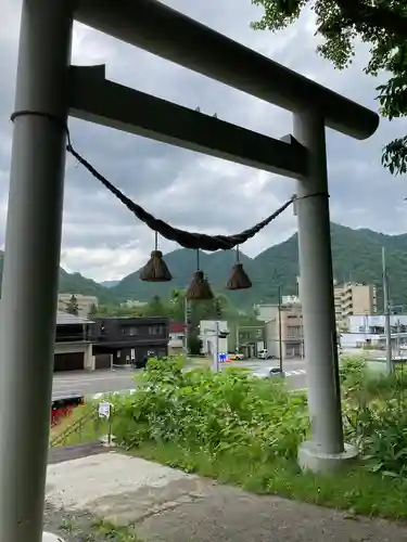 定山渓神社の鳥居