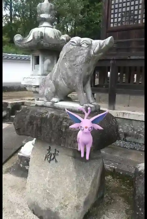 和氣神社(和気神社)の狛犬