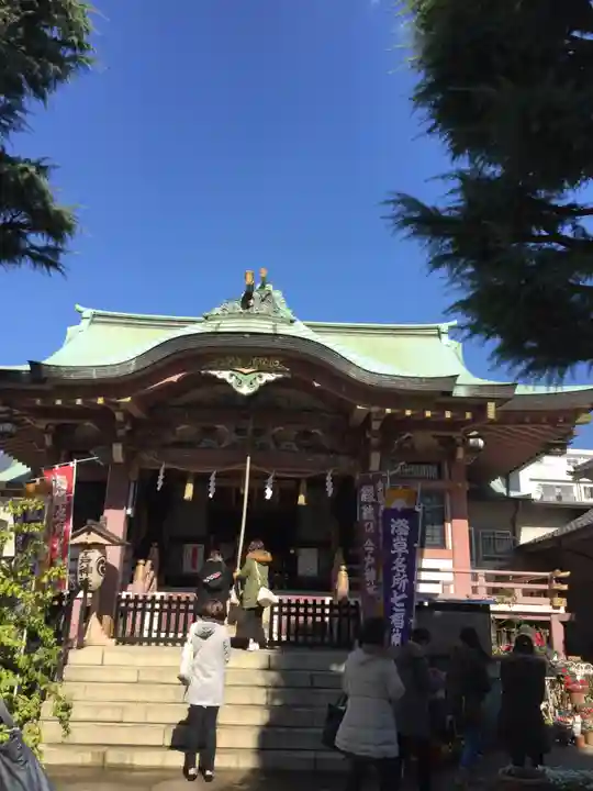 今戸神社の本殿・本堂