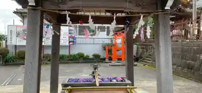 武蔵第六天神社の手水舎