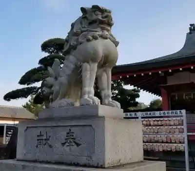 千勝神社の狛犬