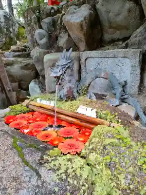 八大神社の手水舎
