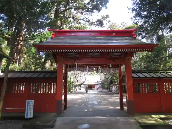 息栖神社の山門・神門