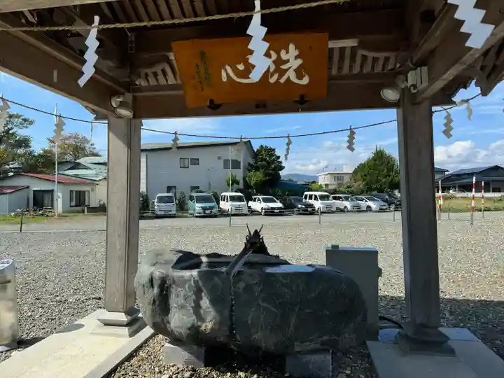 志賀理和氣神社の手水舎