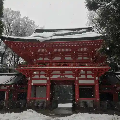 井草八幡宮の山門・神門