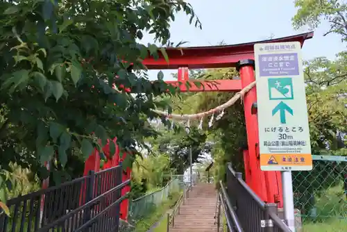 巽山稲荷神社の鳥居