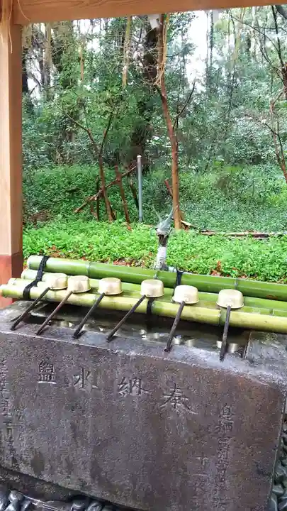 息栖神社の手水舎