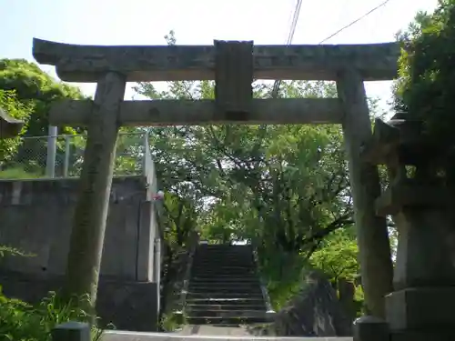 足立山妙見宮（御祖神社）の鳥居