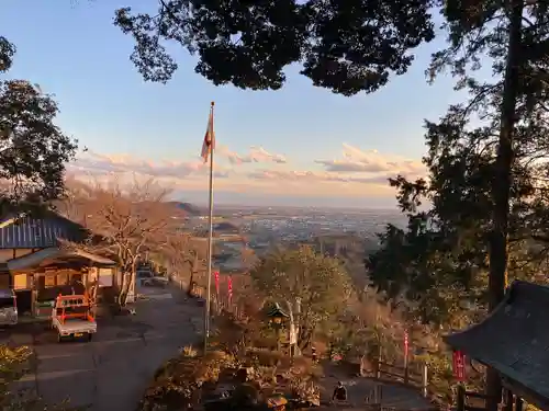 唐澤山神社の景色