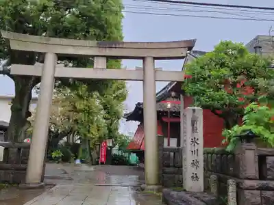 麻布氷川神社の鳥居