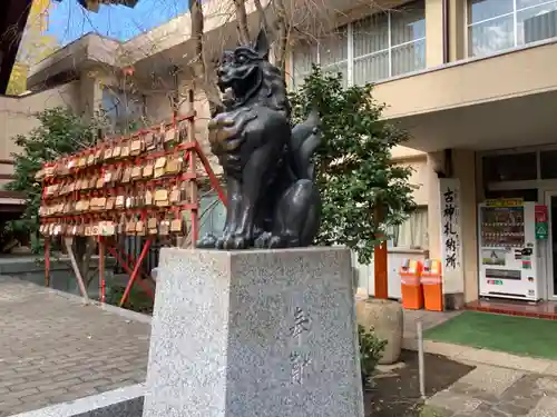 稲毛神社の狛犬