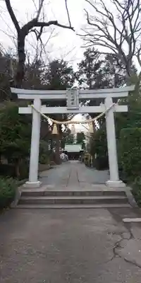 星川杉山神社の鳥居