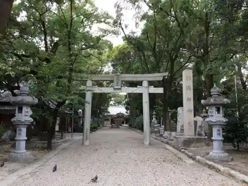 漆部神社の鳥居