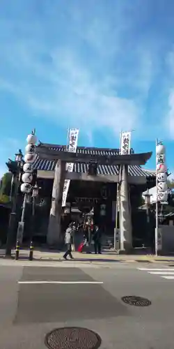 櫛田神社の鳥居