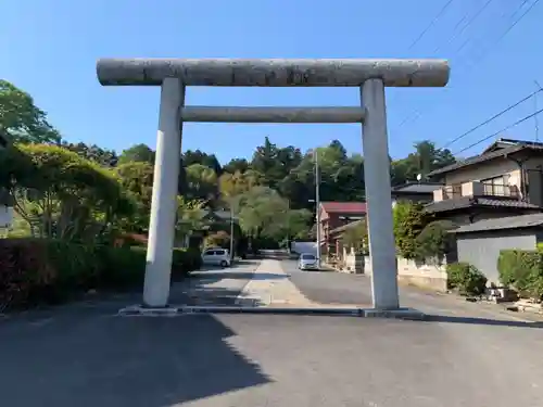 稲田神社の鳥居