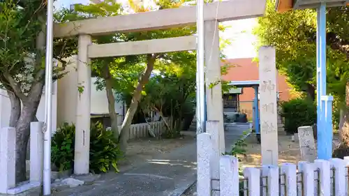 神明社（天道社）の鳥居