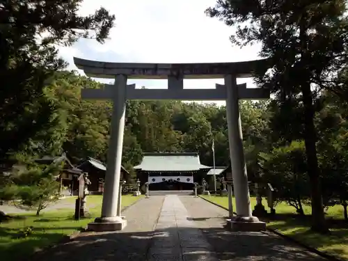 山梨縣護國神社の鳥居