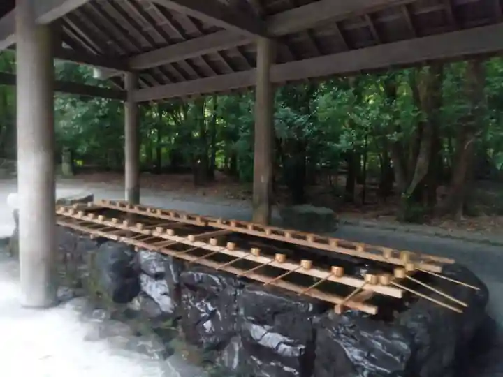 伊勢神宮内宮(皇大神宮)の手水舎