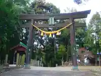 土田白鬚神社の鳥居