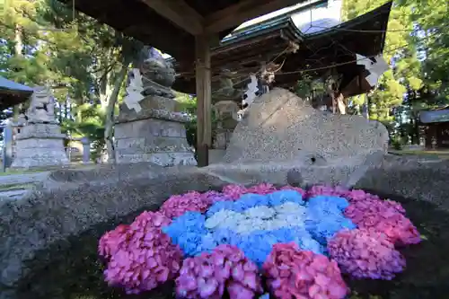 田村神社の手水