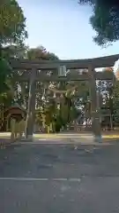 土田白鬚神社の鳥居