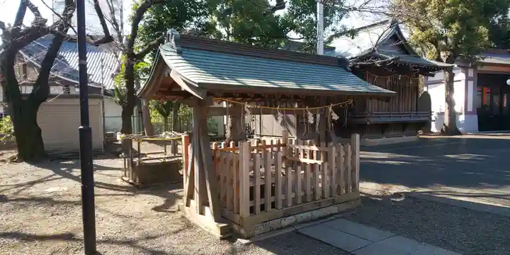 旗岡八幡神社の手水舎
