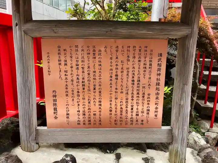 講武稲荷神社の歴史