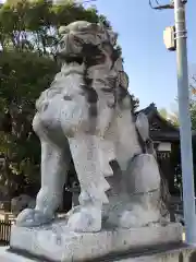 新田白山神社の狛犬