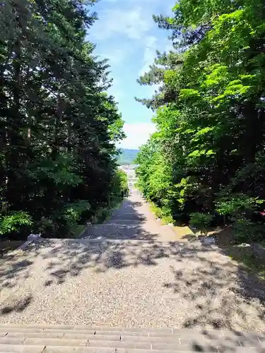 上川神社の景色