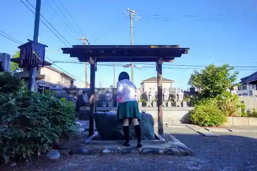 願王山 種徳寺の手水舎