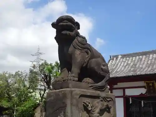 羽田神社の狛犬