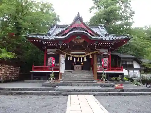 山中諏訪神社の本殿