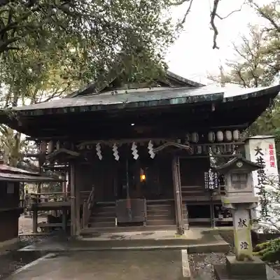 大井神社の本殿・本堂