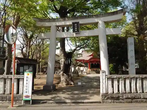 戸部杉山神社の鳥居