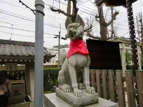 飛木稲荷神社の狛犬