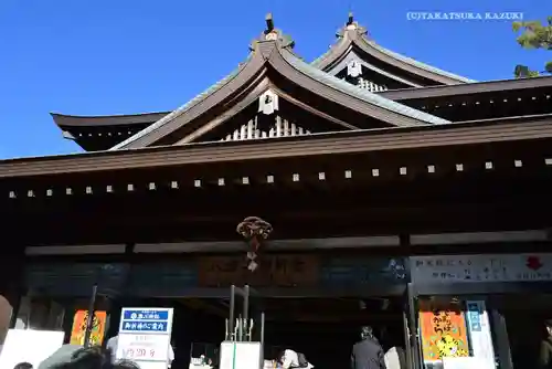 寒川神社の本殿・本堂