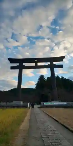 大斎原（熊野本宮大社旧社地）の鳥居