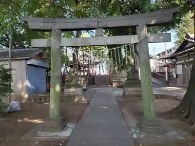 牟礼神明社の鳥居