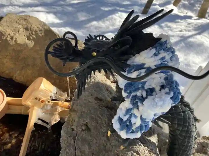 南豪神社の手水舎