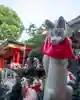 京濱伏見稲荷神社の狛犬