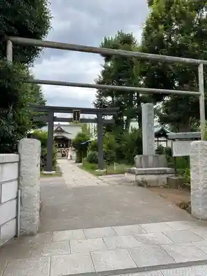 鷺宮八幡神社の鳥居