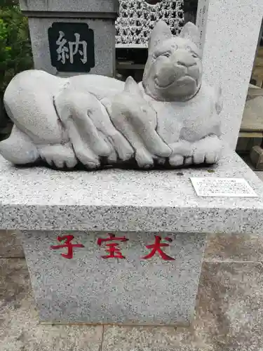 新倉氷川八幡神社の狛犬