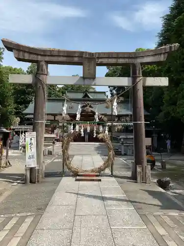 新羅神社の鳥居